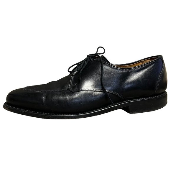 Allen Edmonds Burton Black Leather Apron Toe Derby Oxford Dress Shoes Mens 8.5 D main image 7